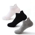 3 pairs / Lot New Men Socks cotton Cushioned Active Trainer Sports Socks 2018