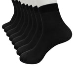 8 Pairs 100% Brand New Casual Bamboo Fiber Ultra-thin Elastic Silky Short Silk Stockings Free size Men Socks