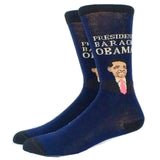 Funny US President Donald Trump Obama Men Socks