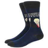 Funny US President Donald Trump Obama Men Socks