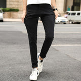 MRMT 2020 Brand Spring New Casual Men's Trousers Stretch  Fashion Pants for Male Skinny Small Feet Trousers