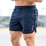 2019 Men Fitness Bodybuilding Shorts men Summer Gyms Workout Male Breathable Mesh Quick Dry Sportswear Jogger Casual Short Pants