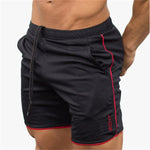 2019 Men Fitness Bodybuilding Shorts men Summer Gyms Workout Male Breathable Mesh Quick Dry Sportswear Jogger Casual Short Pants