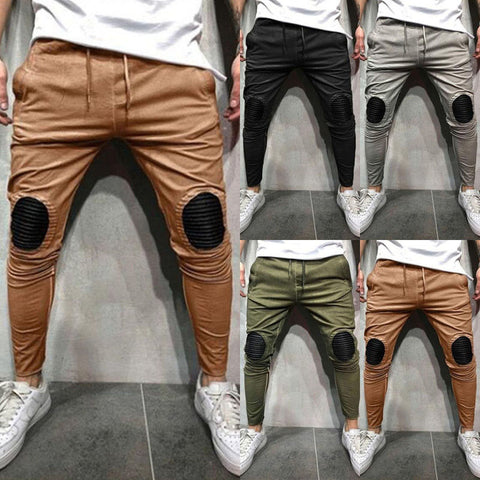 Pants 2018 New Men Slim Fit Urban Straight Leg Trousers Casual Pencil  Cargo  Workout Hip Hop Skinny Pants