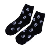 Winter Warm Men Socks Dollar Signs Design Cotton Socks Casual Sock Business Thick Male Socks High Quality