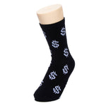 Winter Warm Men Socks Dollar Signs Design Cotton Socks Casual Sock Business Thick Male Socks High Quality