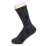 Winter Warm Men Socks Dollar Signs Design Cotton Socks Casual Sock Business Thick Male Socks High Quality