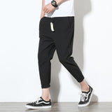 Men's Casual Pants Cotton Hip Hop Ankle-Length Men Pencil Pants Black ArmyGreen Fashion Casual Trousers Male 2019 New Hot sale