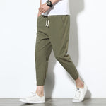 Men's Casual Pants Cotton Hip Hop Ankle-Length Men Pencil Pants Black ArmyGreen Fashion Casual Trousers Male 2019 New Hot sale