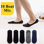 20pcs=10 Pairs/Box Men's Socks Calcetines Sox Meias Crew Plus Large Big Size 44,45,46,47,48 Business Dress Men Male Short Socks